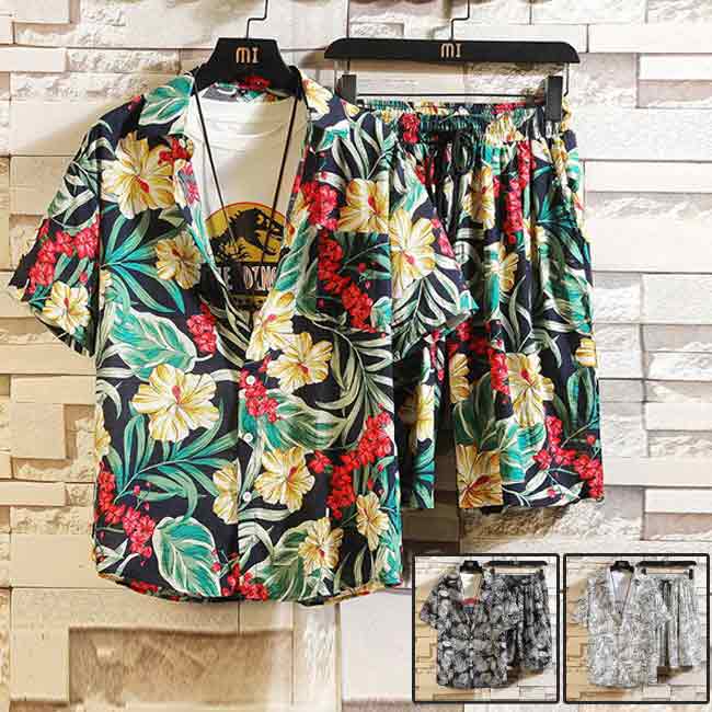 上下セットメンズ半袖上下おしゃれア...