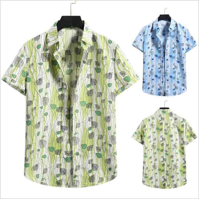 Rakuten - 【トップス・シャツ】アロハシャツ メンズ カジュアルシャツ 半袖シャツ 新作 爽やか 開襟 アロハ HAWAII