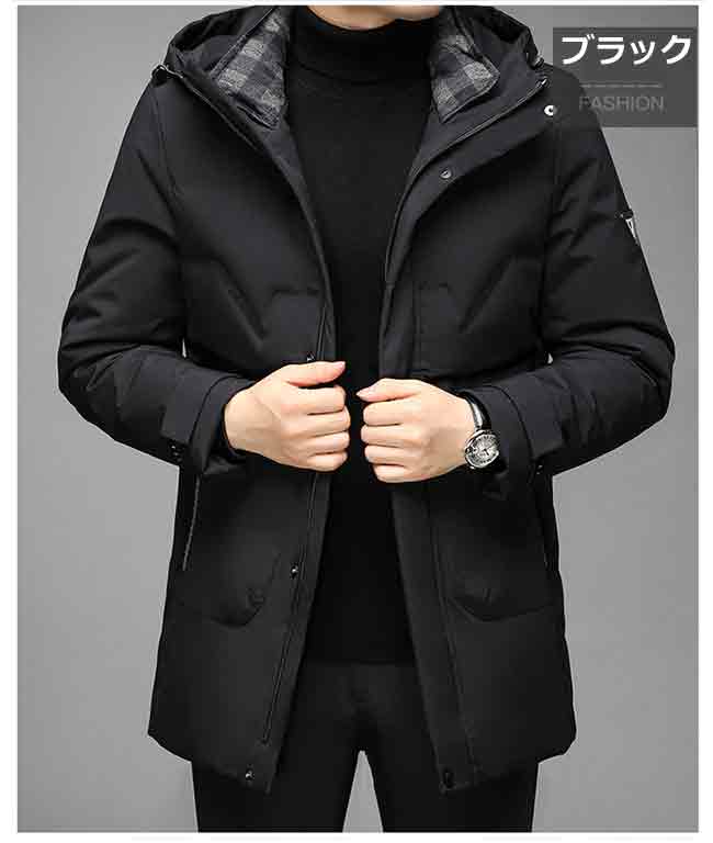 【ジャケット・アウター】ダウン ジャケット 人気ダウン あったか 防風 厚手コート フード付き