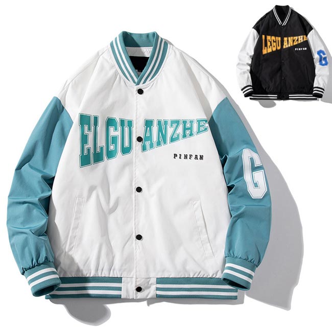 Rakuten - 【ジャケット・アウター】スタジャン 野球服 ガジュアル ジャケット スポーツ ジャンパー