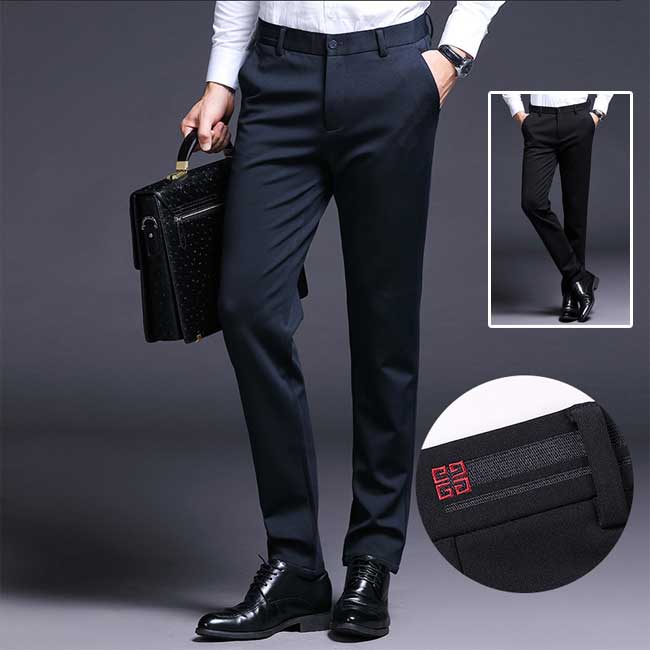 Rakuten - 【ズボン・パンツ】ビジネスパンツ スラックス 通勤 ストレッチ おしゃれ ボトムス カジュアルパンツ