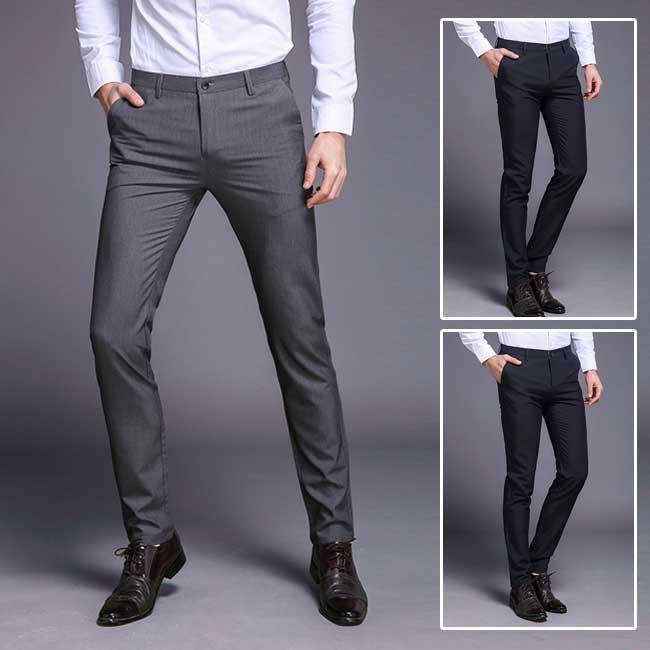 Rakuten - 【ズボン・パンツ】ビジネスパンツ スラックス 通勤 ストレッチ おしゃれ ボトムス カジュアルパンツ
