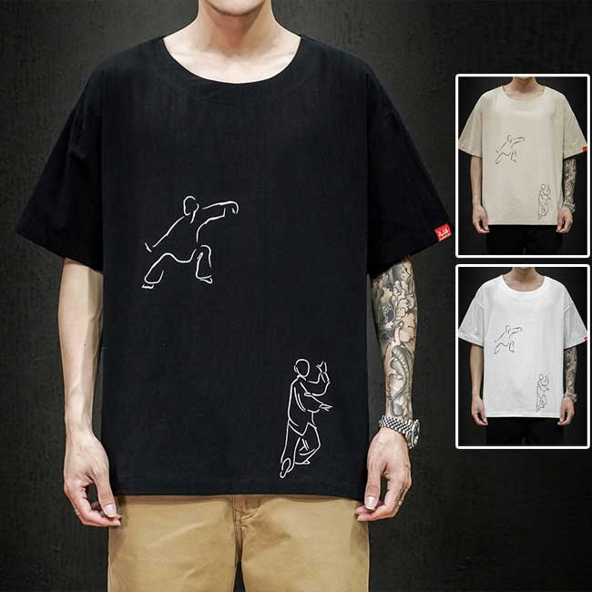 Rakuten - 【綿麻リネン・シャツ】夏物 半袖 リネンTシャツ カジュアルシャツ 綿麻ファッション