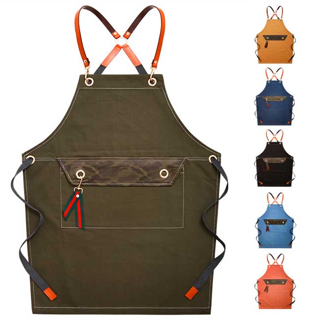 【作業服・エプロン】ガーデニング エプロン シンプル ワーク作業 男女兼用 家庭用