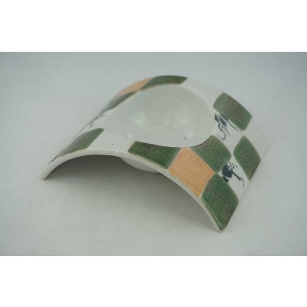 織部市松アーチ型小鉢美濃焼日本製小...