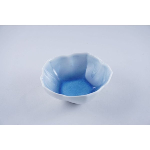 青白磁青結晶レリーフボウル/S有田...