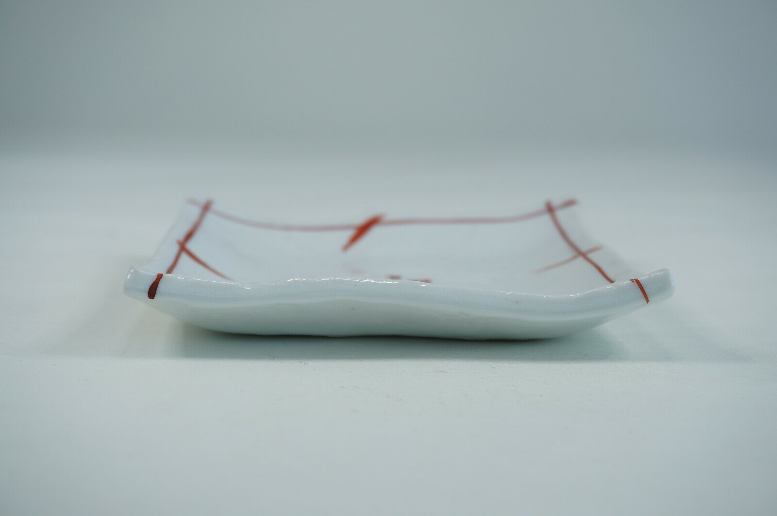 赤絵小花　角小皿　美濃焼　日本製　小皿　皿　和食器 かっぱ橋 料理道具のデパート三起堂 煌彩 3