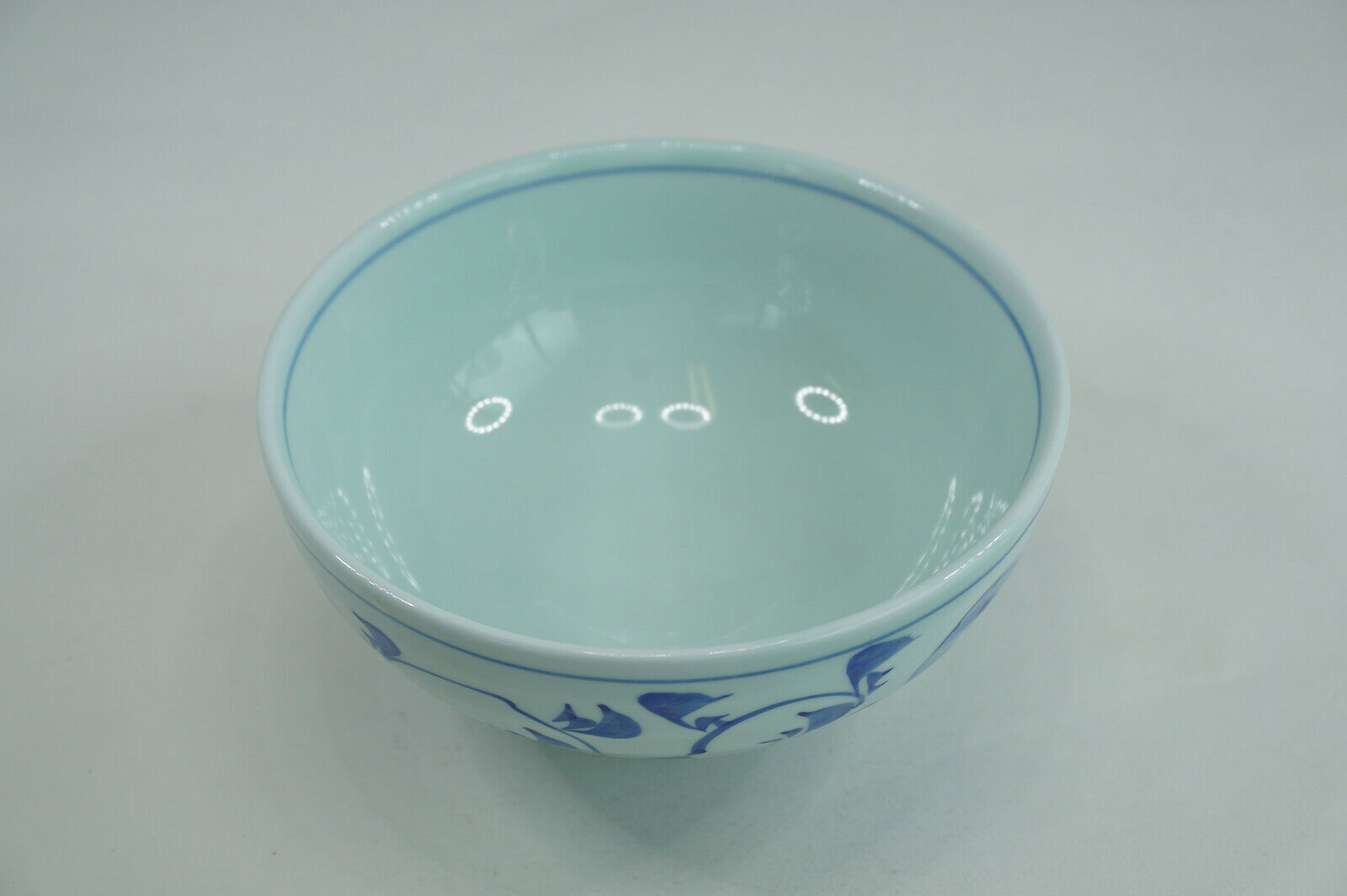 青磁唐草　3.8茶付　有田焼　日本製　茶碗　和食器 かっぱ橋 料理道具のデパート三...