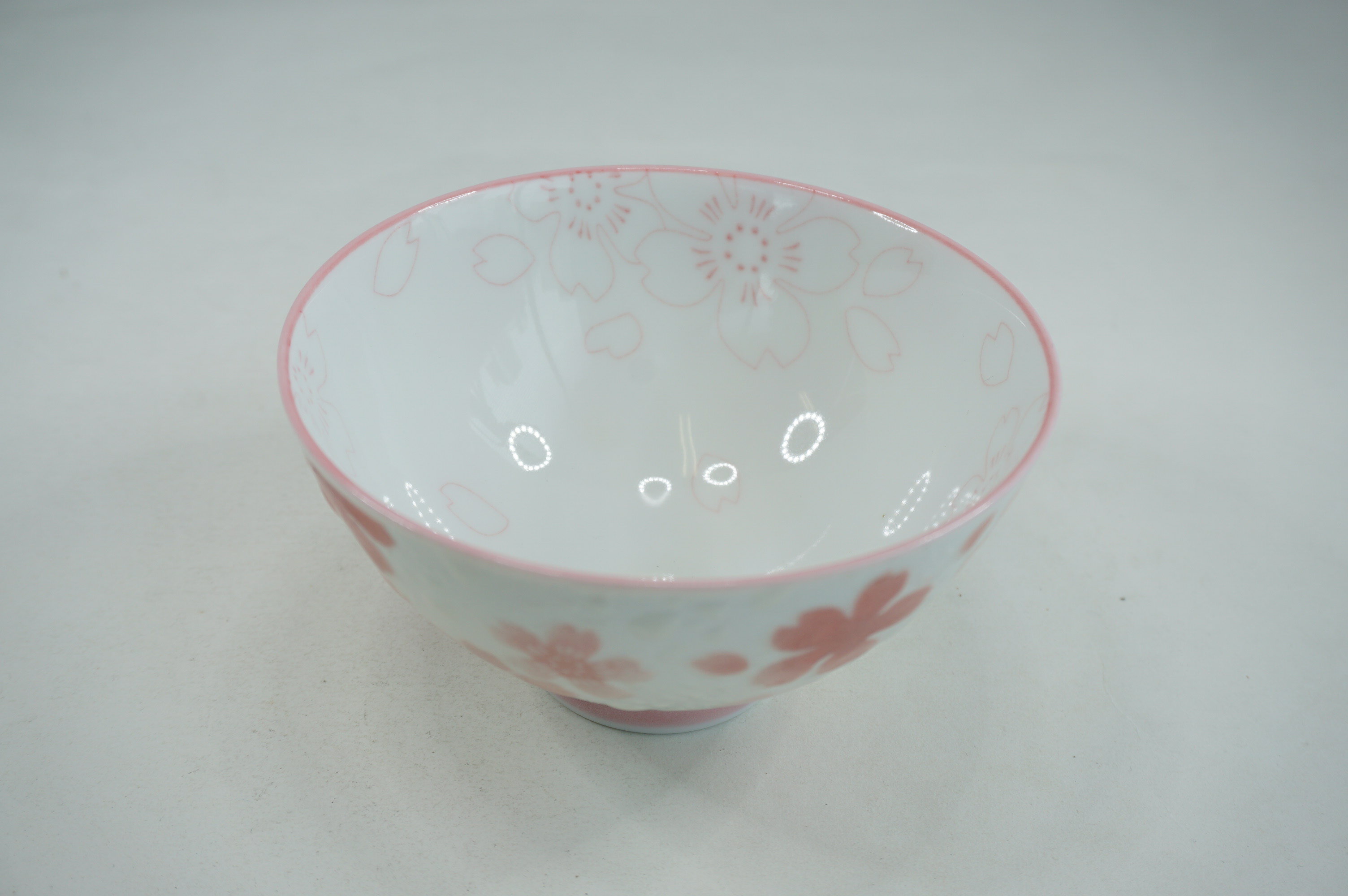 煌　茶碗　紅　美濃焼　日本製　お茶碗　茶碗　和食器 かっぱ橋 料理道具のデパート三起堂 煌彩