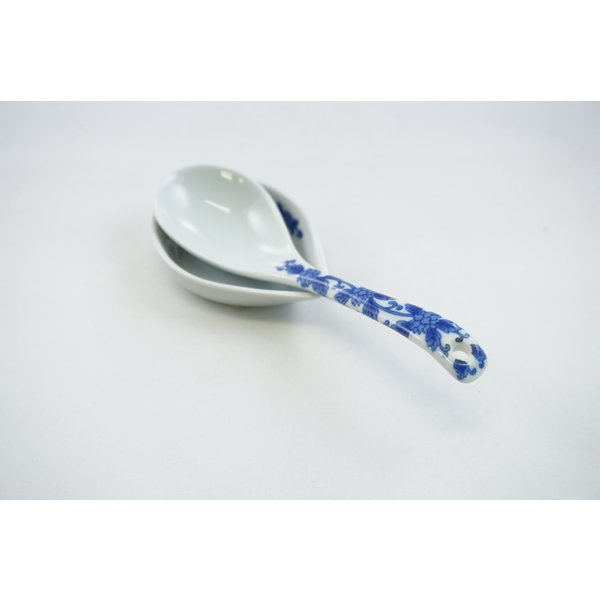 染付唐草　レンゲ　有田焼　日本製　磁器製レンゲ　和食器 かっぱ橋 料理道具のデパート三起堂 煌彩 2