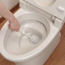 ◆1日限定!先着/最大【7500円OFFクーポン】トイレブラシ トイレクリーナー トイレ掃除 ブラシ 収納 便器 フチ裏 ホワイト シンプル 省スペース トイレ...