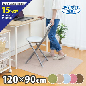 【期間中ずーっとP19倍確定+エントリーで最大P44倍!19日-27日まで!!】サンコー ズレない デスクマット チェアマット テレワーク 在宅勤務 デスク 学習机 床 汚れ キズ防止 シンプル デスク足元マット おくだけ吸着 120×90cm/厚み4mm 日本製