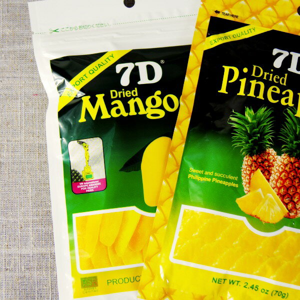 ドライフルーツ マンゴー【15%OFF クーポン 配布中】ドライフルーツ マンゴー パイン 7D ドライマンゴー & パイナップル フィリピン セブ おかえりマンゴー ノンコレステロール ヨーグルト トッピング パーティ おつまみ【送料無料】
