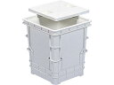 プラスチック製角マスM 本体 <外寸>28.8×28.8×31cm