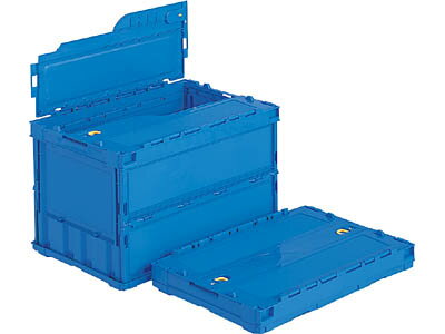 折りたたみ収納ボックス・収納ケース・コンテナ　ペタンコC-50B　＜外寸＞53×36.6×33.6cm