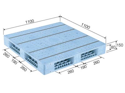 パレット　R4−1111F−3　1100×1100×150mm