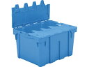 外　　寸：650×519×368mm 有効内寸：540×390×347mm 内　　寸：580×430×362mm 色　　相：ブルー 材　　質：PP 収納・保管・配送容器、ケース プラスチックコンテナー プラスチック製（樹脂製）の箱 通い箱、部品入れ、プラスチックBOX 透明、カラーボックス 蓋（フタ）もあります。 ■日本製・サンコー・三甲・SANKO