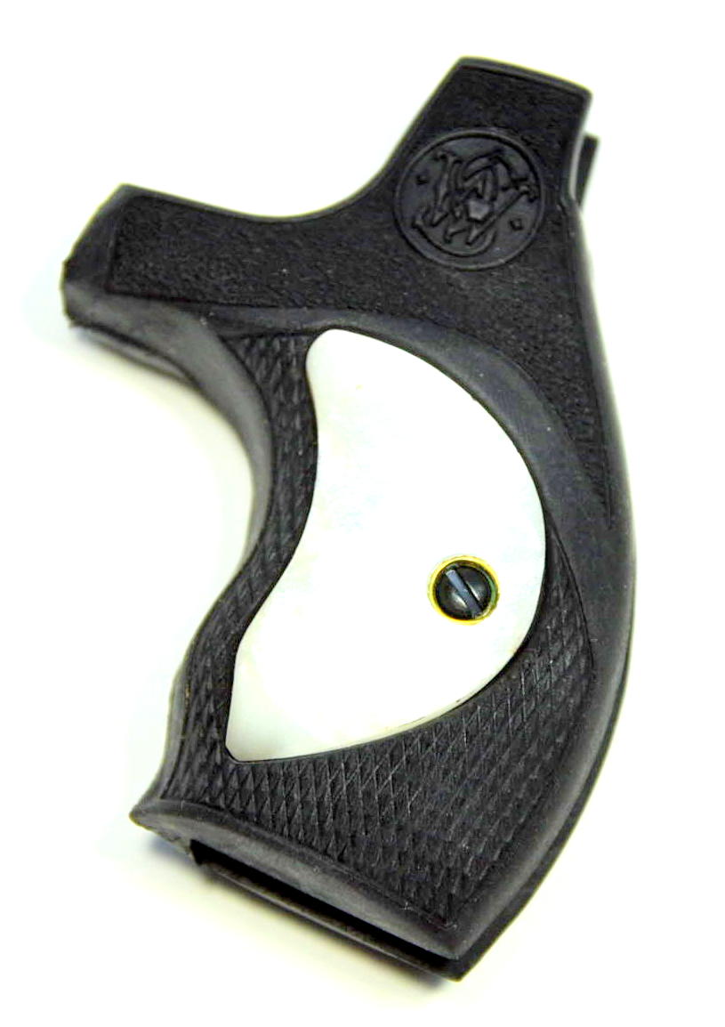 Altamont グリップ Jフレーム S&W M36用 O/S F/G パールインレイ ロゴ入り ラバー 7500のサムネイル