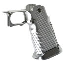 BomberAirsoft BAC INFINITY 172 SKATER TERRAINType グリップ Silver 東京マルイHi-CAPA5.1用　BM-GRIP-INF-D-SV