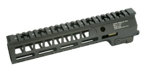 ANGRY GUN レイルハンドガード Black Geissele SMR MK14 M-LOK 9.5 inch 東京マルイ製 M4/ 次世代 電動/KSC GBB M4用 MK14-9.5-BK