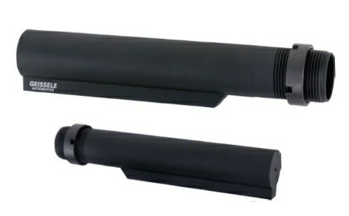 ANGRY GUN ストックパイプ Black GEISSELE Premium 6ポジション アルミ WE/VFC/GHK M4 GBB M4用 GS-BT-GBB-BLK
