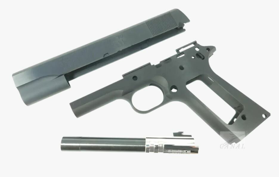 Bomber Airsoft BAC Colt Government Serie's70 Large Letter Black コンバージョンキット 東京マルイ M1911/MEU/S70/ナイトウォリア用 TM-GMK-062-BK