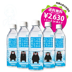 シリカ 天然水 なめらかつややかしっとり天然水 シリカ水 500ml シリカウォーター ペットボトル 500ml×24本 シリカ シリカ水 しりか しりかすい 水500ml 軟水 ナチュラル おいしい水 ミネラルウォーター みず 阿蘇 熊本 九州 飲料水 肌 髪 つやつや くまモン クマモン