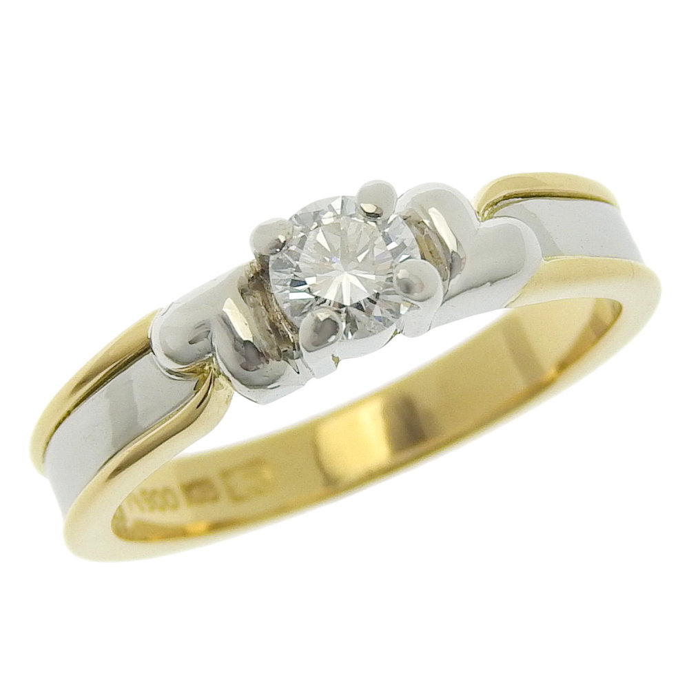 Pt900 ダイヤ0.971ct/0.45ct リング 10号 【中古】 あたたか Pt900 ダイヤ0.971ct/0.45ct リング 10号 【中古】 あたたか