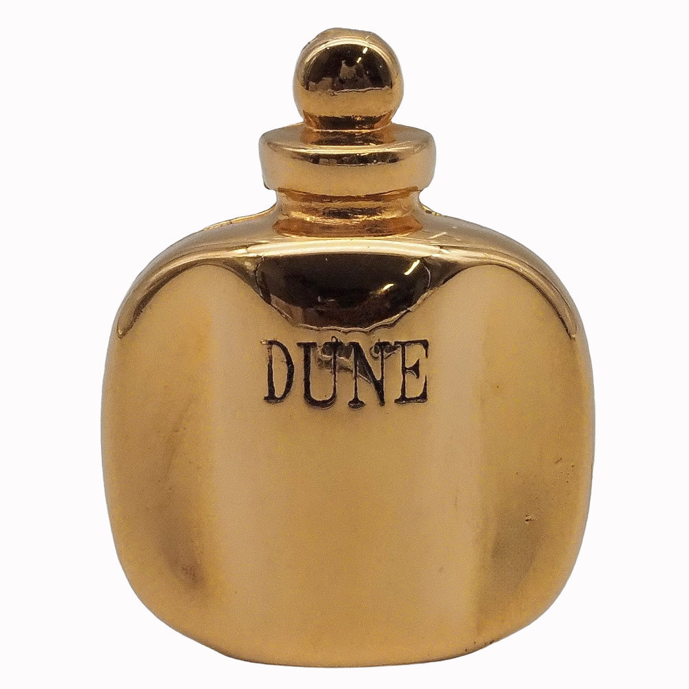 【返品OK】ディオール 香水モチーフ ピンブローチ GP レディース ゴールドカラー DUNE ワンポイント【送料無料】【中古】