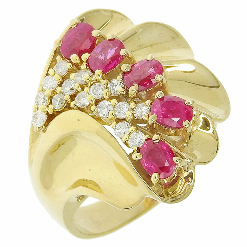 【中古】合計1.15ct天然ルビー...