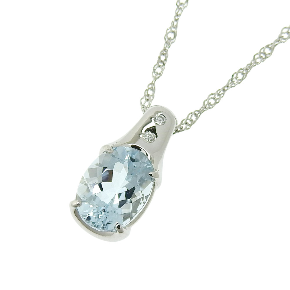 【中古】1.65ct天然アクアマリ...