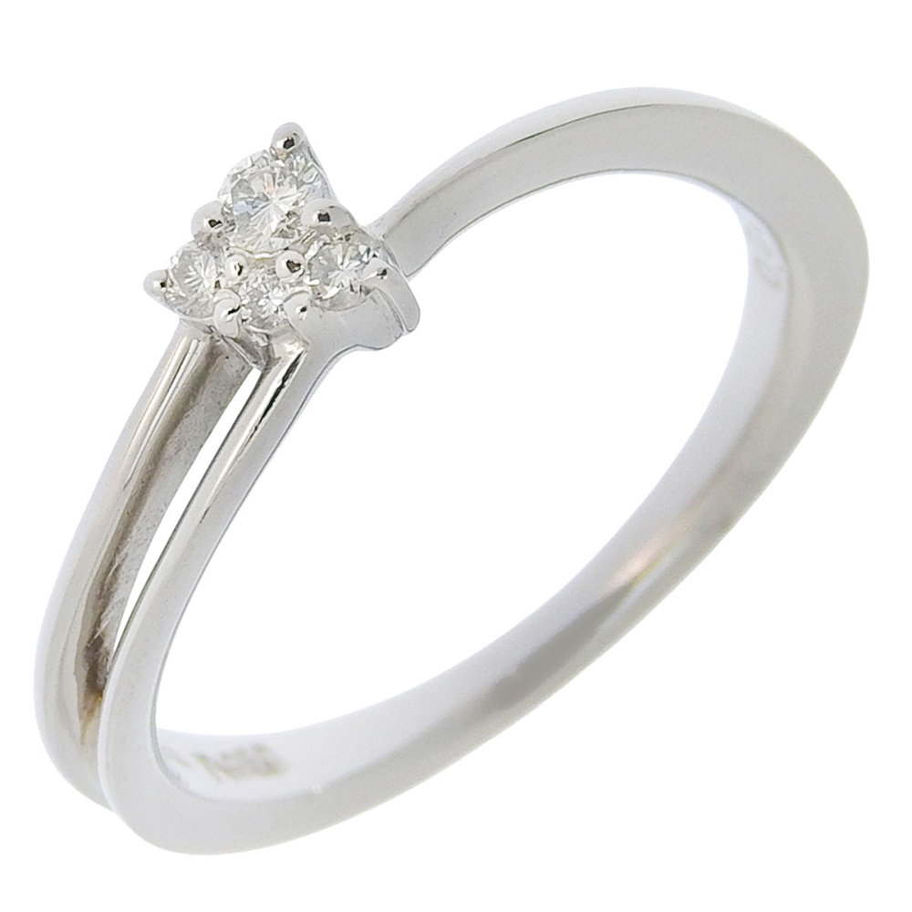 Rakuten - 【返品OK】スタージュエリー 合計0.07ct 天然ダイヤ リング 9号 Pt950 新品仕上げ済み レディース プラチナ 白金 4粒 四粒 4P【送料無料】【中古】