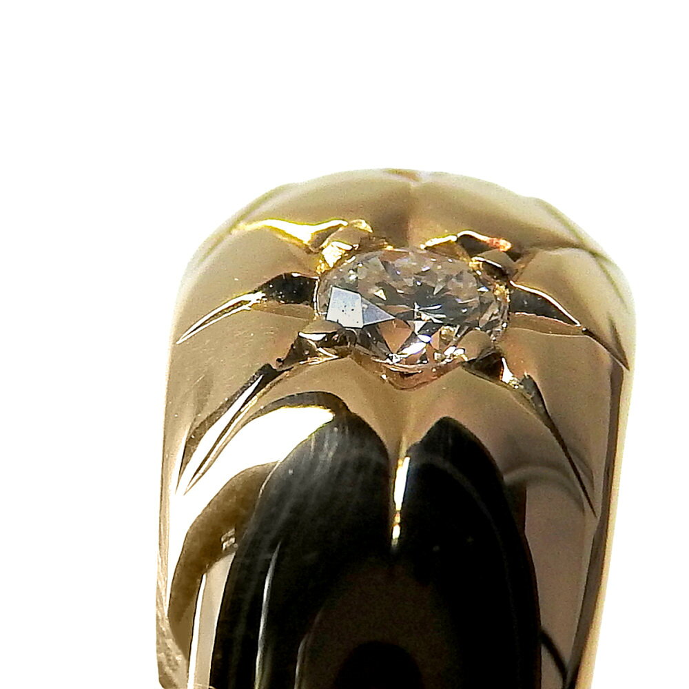 返品OK 合計0.33ct 天然ダイヤ リング 12号 K20YG 仕上げ済み レディース 20K 20金 イエローゴールド 月 sanko78-10003344 三光質店楽天市場店 サンプル画像3