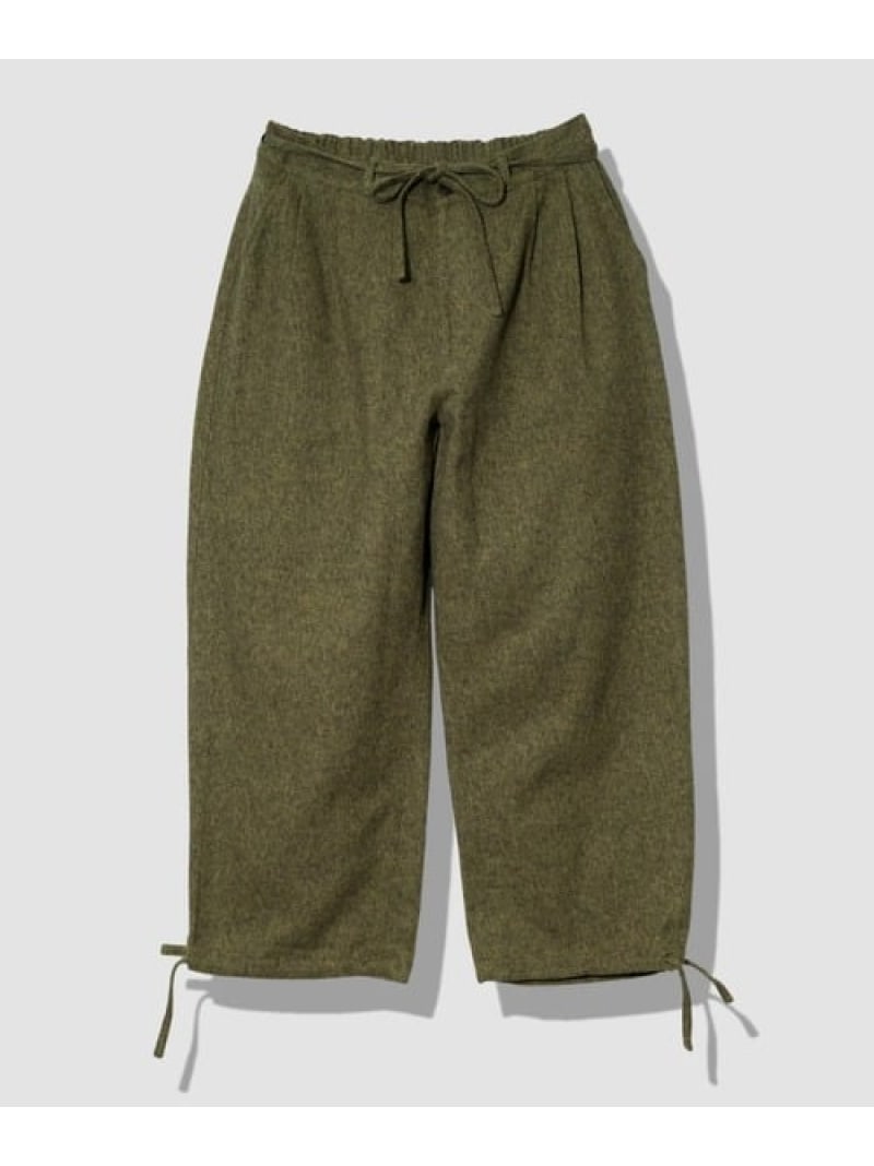 devadurga/デヴァドゥルガ HERRINBONE SAMUE (MENS) GSC MENS SELECT ゴースローキャラバン パンツ その他のパンツ グリーン ネイビー
