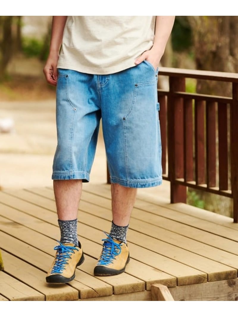 Rakuten - COBMASTER/コブマスター ダブルニーペインターショーツ (MENS) COBMASTER ゴースローキャラバン パンツ その他のパンツ【送料無料】[Rakuten Fashion]