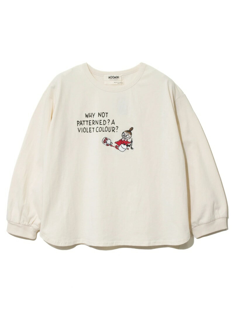 【SALE／20%OFF】NUEVO BLANCA/(W)NB ミィ刺繍PO NUEVO BLANCA ゴースローキャラバン トップス カットソー・Tシャツ ベージュ パープル ブラック【RBA_E】【送料無料】[Rakuten Fashion]