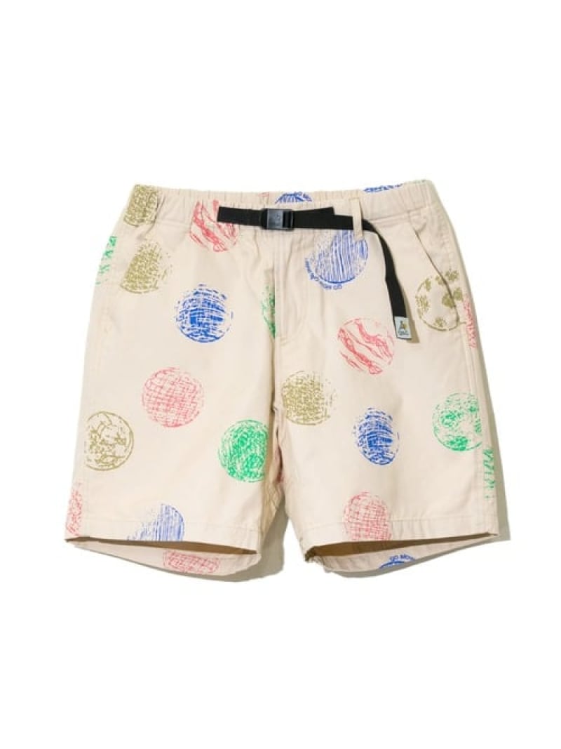 キャンバス総柄プリントイージーショーツ (MENS/WOMENS) go slow caravan ゴースローキャラバン パンツ その他のパンツ