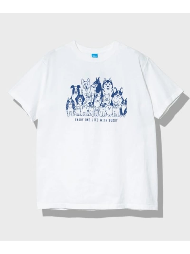 Rakuten - GOOD ON/グッドオン ENJOY ONE LIFE SS TEE (MENS) Good On ゴースローキャラバン トップス カットソー・Tシャツ ホワイト ブラック【送料無料】[Rakuten Fashion]