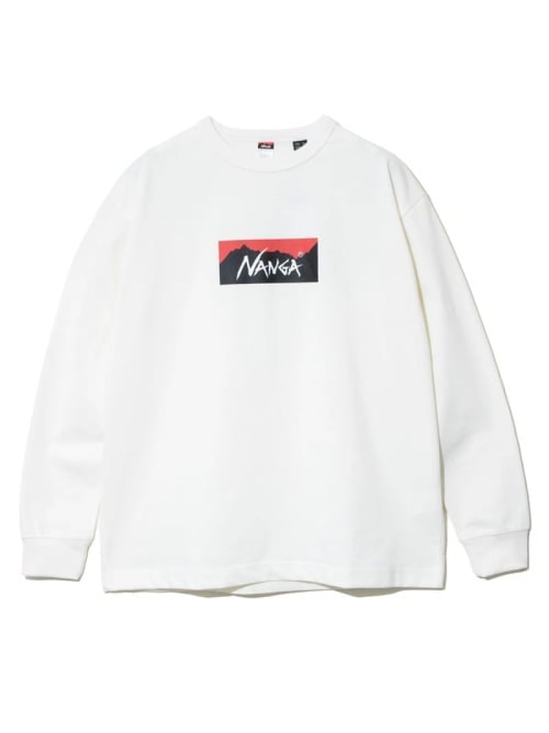 NANGA/ナンガ ECO HYBRID BOX LOGO L/S TEE (MENS) GSC MENS SELECT ゴースローキャラバン トップス カ..