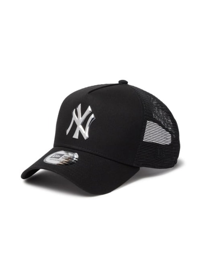 Rakuten - NEW ERA/ニューエラ 9FORTY A-Frame TPU LOGO SELECT BRANDS ジャックローズ 帽子 キャップ ブラック【送料無料】[Rakuten Fashion]