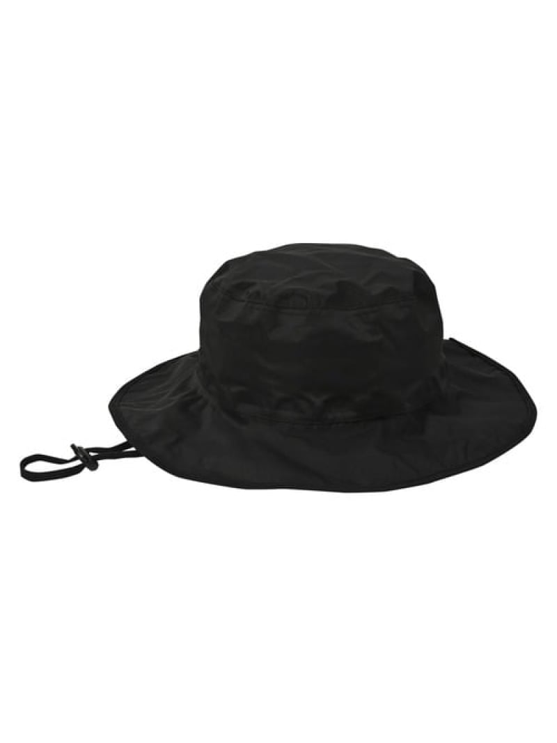 Rakuten - KiU/キウ UV&RAIN PACKABLE SAFARI HAT 2ND KiU ゴースローキャラバン ジャケット・アウター ポンチョ ブラック[Rakuten Fashion]