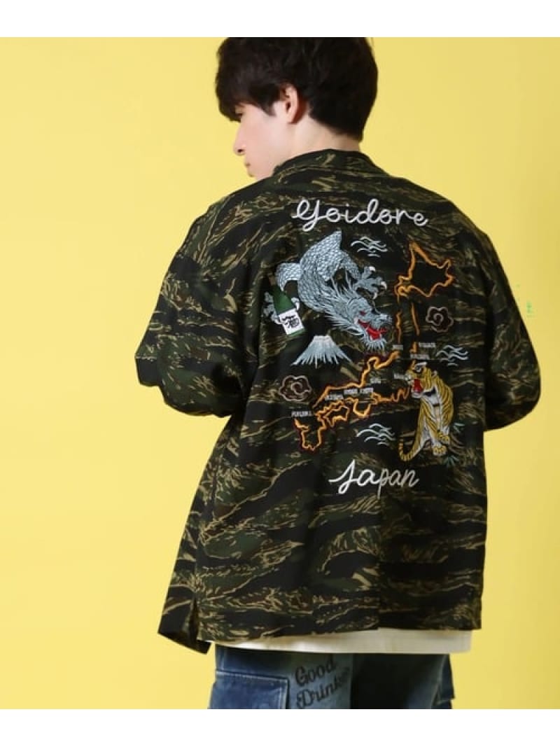 Rakuten - YOIDORE/酔いどれ 酔虎と酔龍スカシャツ LS(MENS) SELECT BRANDS ジャックローズ トップス シャツ・ブラウス【送料無料】[Rakuten Fashion]