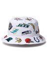 NEW ERA/ニューエラ Bucket-01 Team Logo Allover NEW ERA ゴースローキャラバン 帽子 ハット【送料無料】[Rakute...