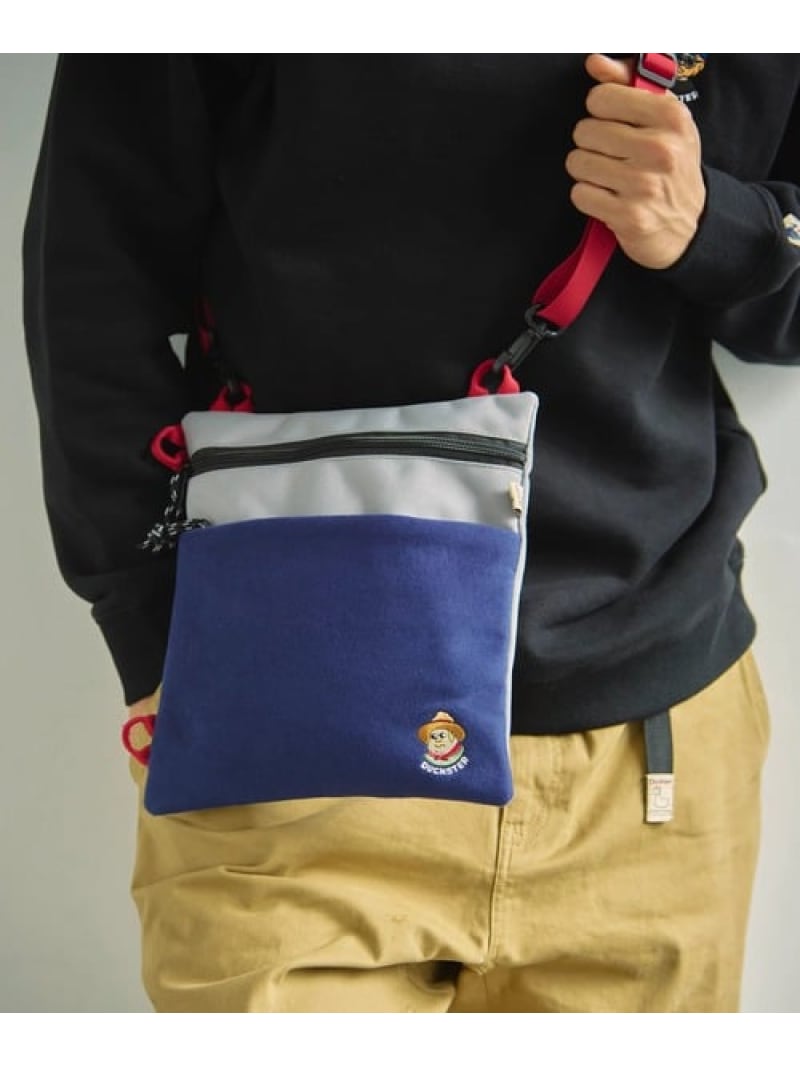 Rakuten - DUCKSTER/ダックスター 2WAYサコッシュ Duckster ゴースローキャラバン バッグ ショルダーバッグ グレー ネイビー ブラック[Rakuten Fashion]
