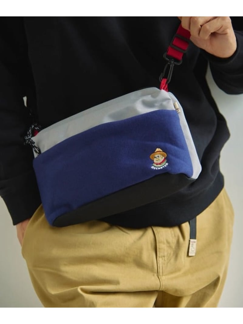 DUCKSTER/ダックスター 横型ショルダー Duckster ゴースローキャラバン バッグ ショルダーバッグ ブラ..