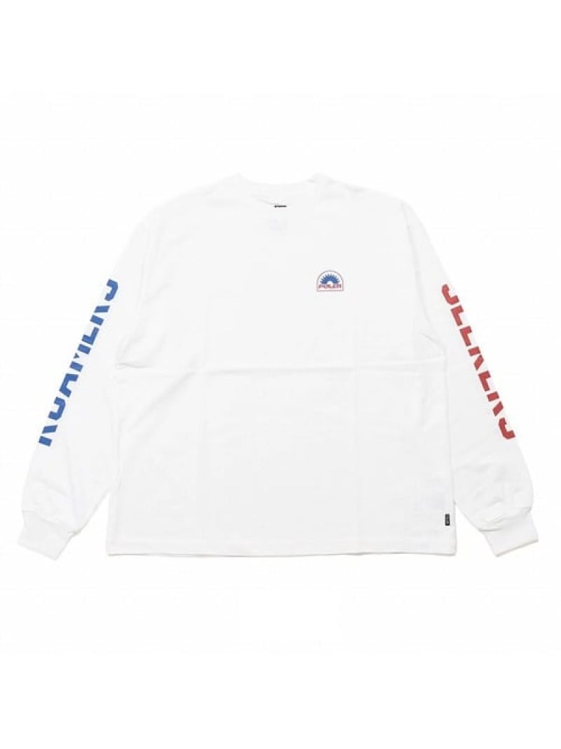 Rakuten - POLeR/ポーラー HORIZON RELAX FIT L/S TEE(MENS) SELECT BRANDS ジャックローズ トップス カットソー・Tシャツ ブラック ホワイト【送料無料】[Rakuten Fashion]