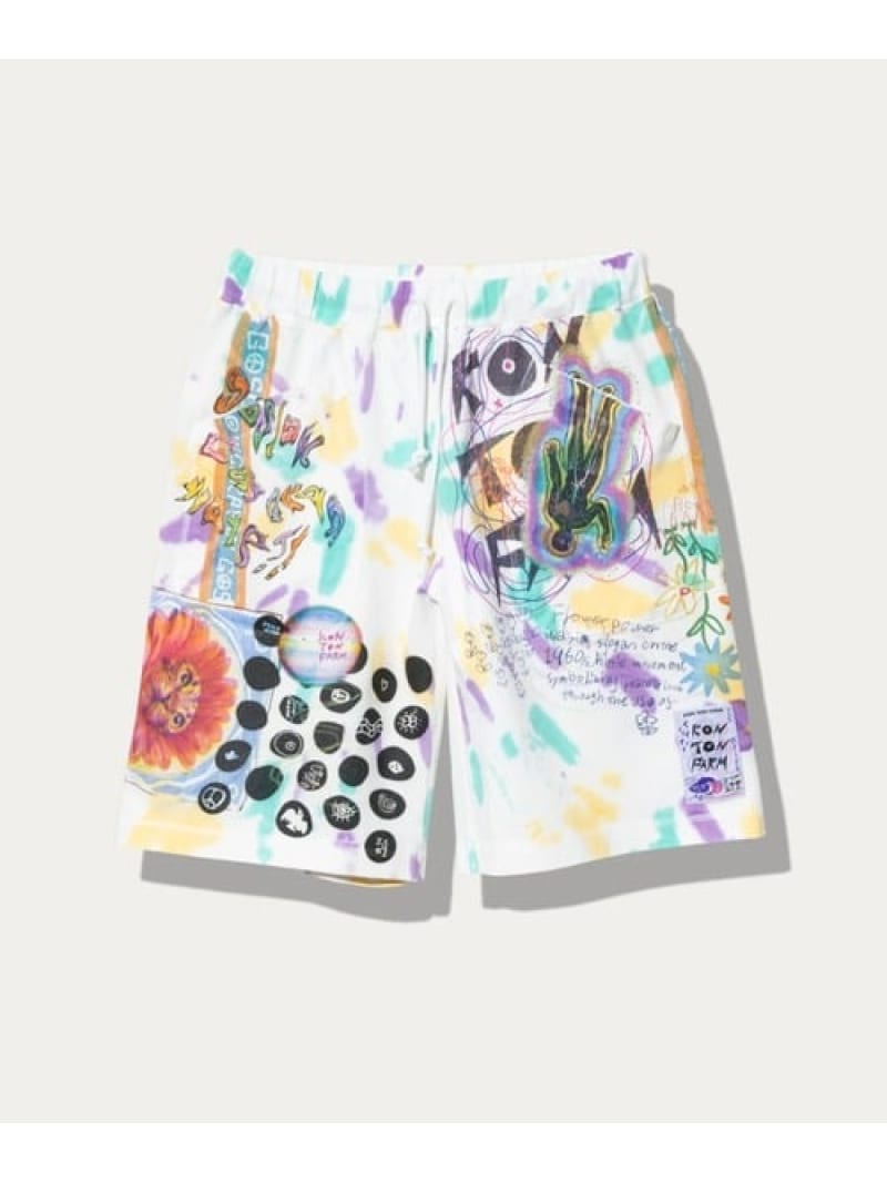 Rakuten - 32/1三本引き揃えヘビー天竺 TI落書きカオス TRA ハーフパンツ (MENS) go slow caravan ゴースローキャラバン パンツ その他のパンツ【送料無料】[Rakuten Fashion]