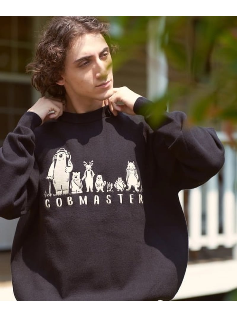 COBMASTER/コブマスター 刺繍ニットセーター《COBファミリー》 (MENS) COBMASTER ゴースローキャラバン トップス パーカー・フーディー イエロー ブラック【送料無料】[Rakuten Fashion]のサムネイル