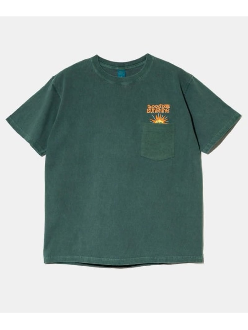 Rakuten - GOOD ON/グッドオン GOOD DAY SUNSHINE SS PKT TEE (MENS) Good On ゴースローキャラバン トップス カットソー・Tシャツ ブルー【送料無料】[Rakuten Fashion]
