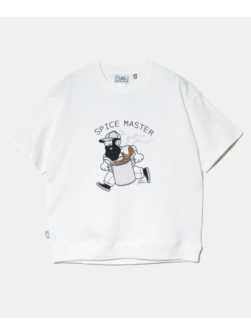 Rakuten - gym master/ジムマスター 6.2oz ピグメント SPICE MASTER ビッグTee (MENS) gym master ゴースローキャラバン トップス カットソー・Tシャツ グレー ホワイト【送料無料】[Rakuten Fashion]